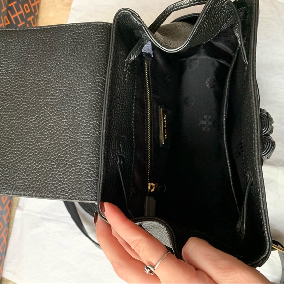 Tory Burch Thea Mini Backpack Black - Picture 10 of 12